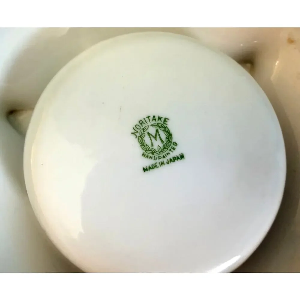 Antique 1920s Art Deco Noritake Hand Painted Porcelain Ashtray Collectible